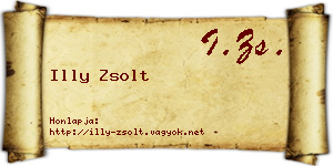 Illy Zsolt névjegykártya
